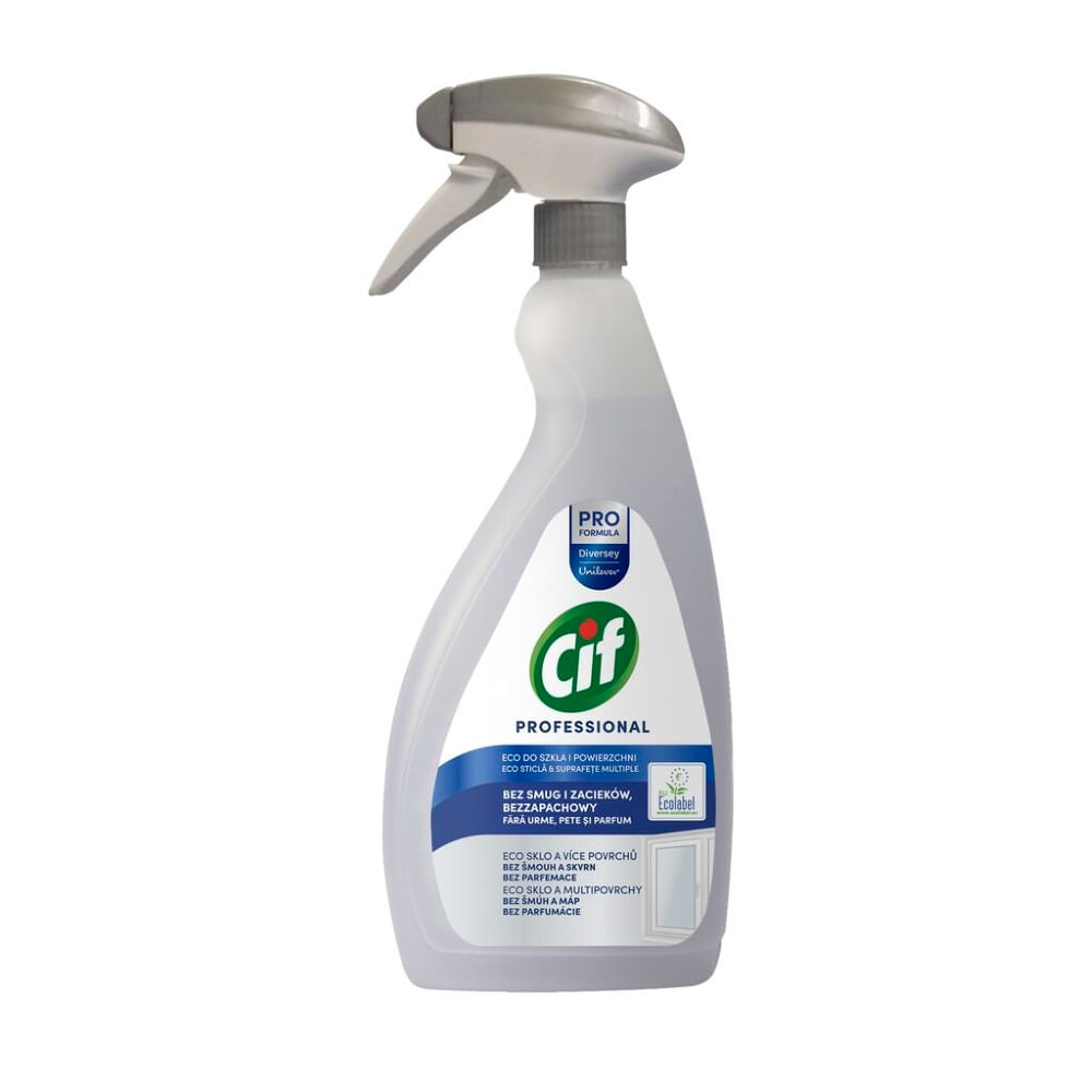 Detergent geamuri si suprafete multiple Cif Professional Eco 750 ml fara parfum Detergent geamuri si suprafete multiple Cif Professional Eco...