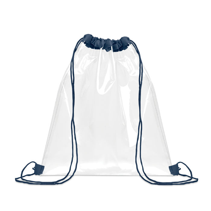 Punga transparenta cu snur Punga transparenta cu snur