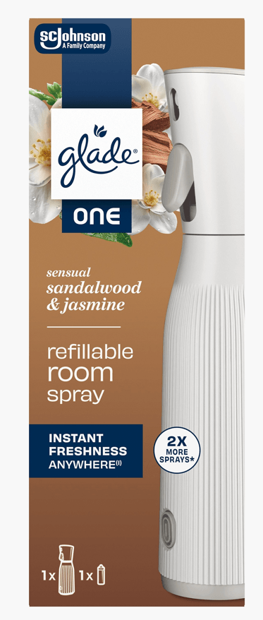 Odorizant de cameră Glade One aparat și rezervă 10 ml Odorizant de cameră Glade One aparat și rezervă 10 ml sandalwood si iasomie