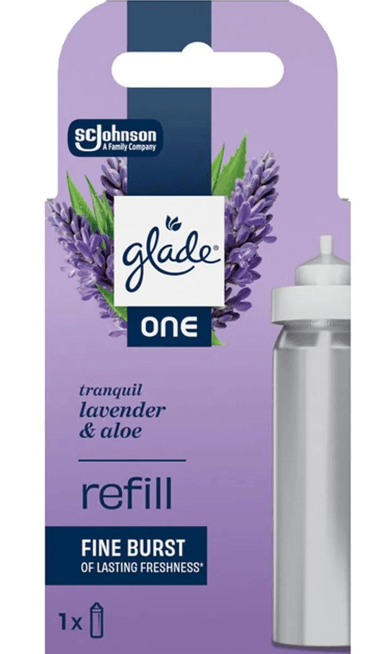 Rezervă odorizant Glade One 10 ml diverse parfumuri Rezervă odorizant Glade One 10 ml diverse parfumuri Lavender & Aloe
