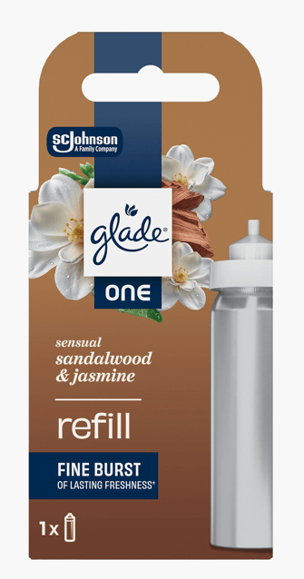 Rezervă odorizant Glade One 10 ml diverse parfumuri Rezervă odorizant Glade One 10 ml diverse parfumuri Sandalwood & Jasmine