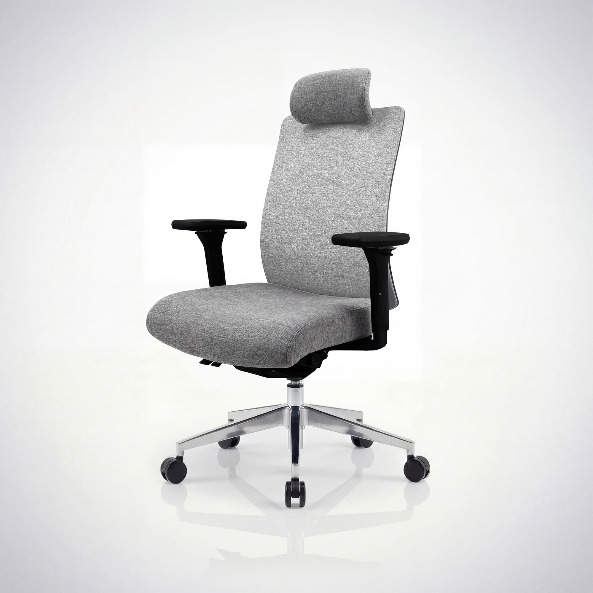 Scaun de birou ergonomic rotativ gri: VECTOR Scaun de birou ergonomic rotativ gri: VECTOR