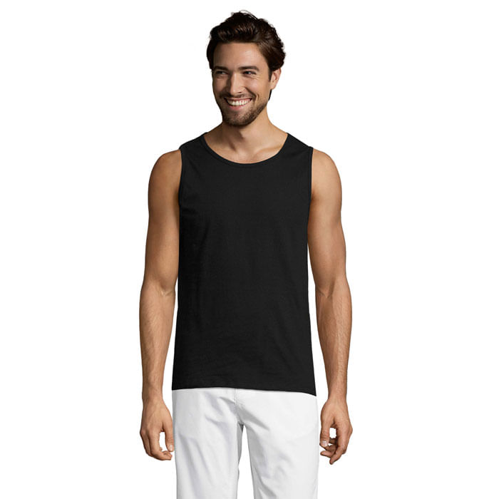 JUSTIN MEN TANK TOP 150g -WH-3XL JUSTIN MEN TANK TOP 150g -WH-3XL