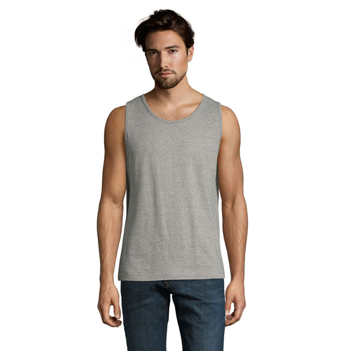 JUSTIN MEN TANK TOP 150g -WH-3XL JUSTIN MEN TANK TOP 150g -WH-3XL