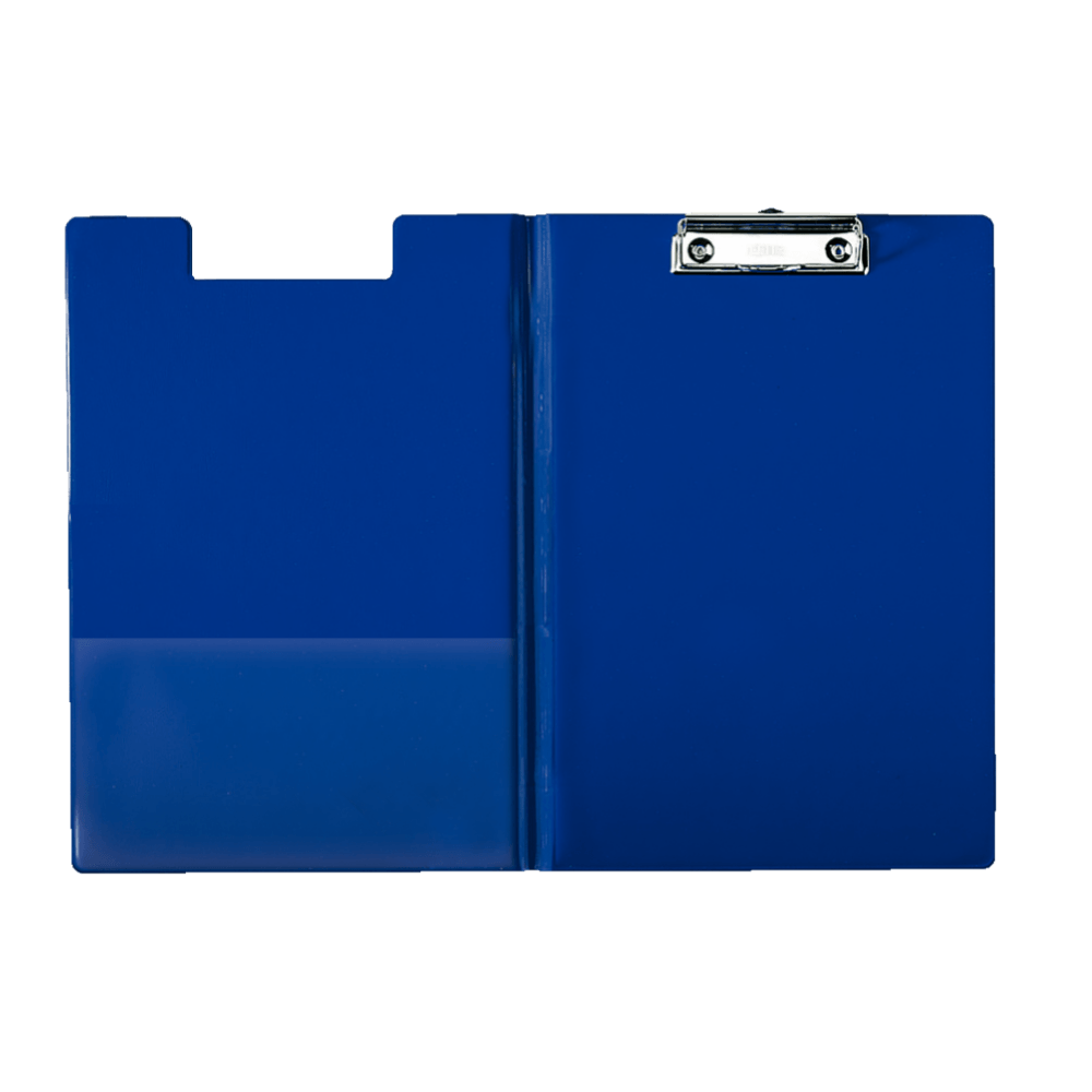 Clipboard dublu A4 plastifiat cu PVC albastru