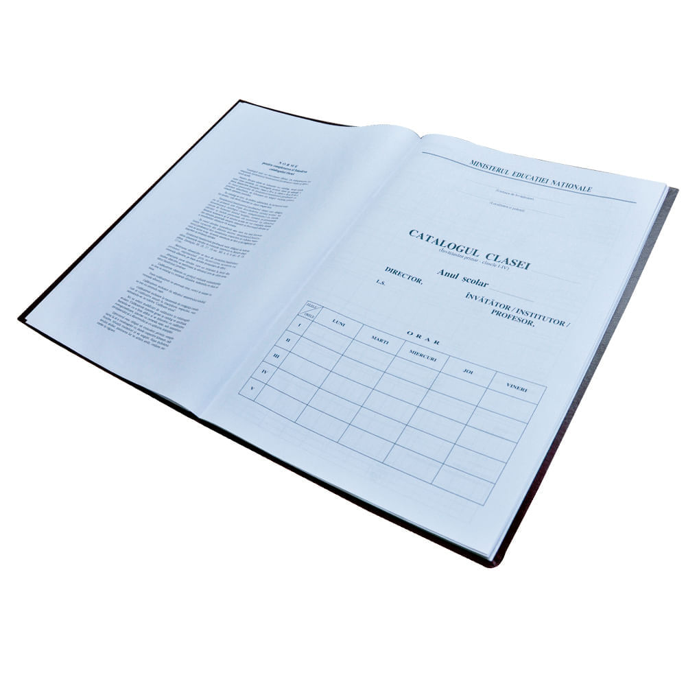 Catalog pentru invatamantul primar clasele I-IV 36 elevi coperta imitatie piele