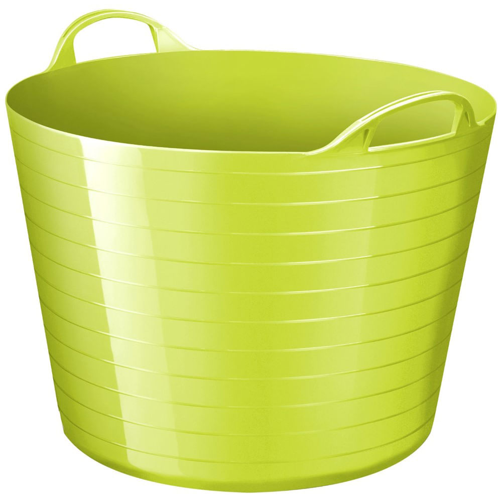 Cos de birou cep flexitub, 40 l, verde