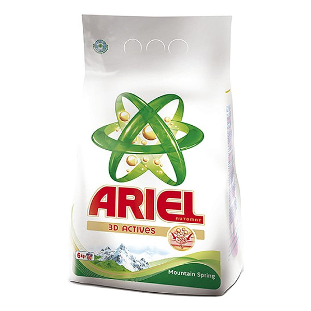 Detergent automat Ariel Mountain Spring, 6 kg Ariel imagine 2022 cartile.ro