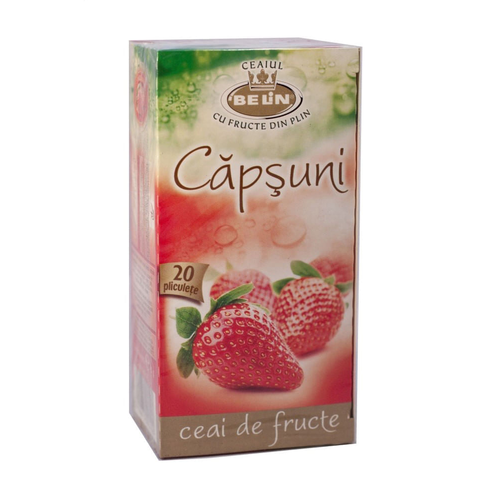 Ceai Belin Capsuni si Fragi 20 plicuri/cutie Ceai Belin Capsuni si Fragi 20 plicuri/cutie