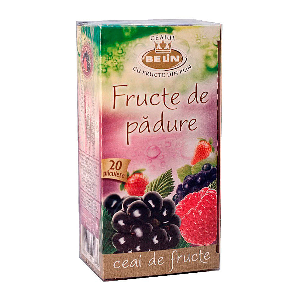 Ceai Belin Fructe de Padure, 20 plicuri/cutie Belin imagine 2022 depozituldepapetarie.ro
