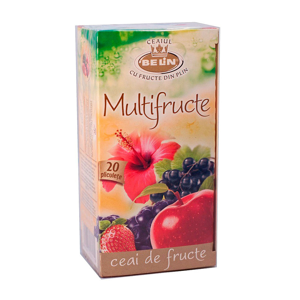 Ceai Belin Multifructe, 20 plicuri/cutie Belin