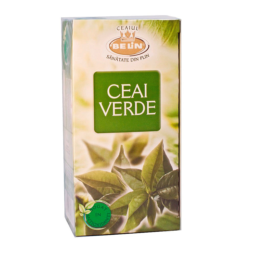 Ceai Belin Verde, 20 plicuri/cutie Belin