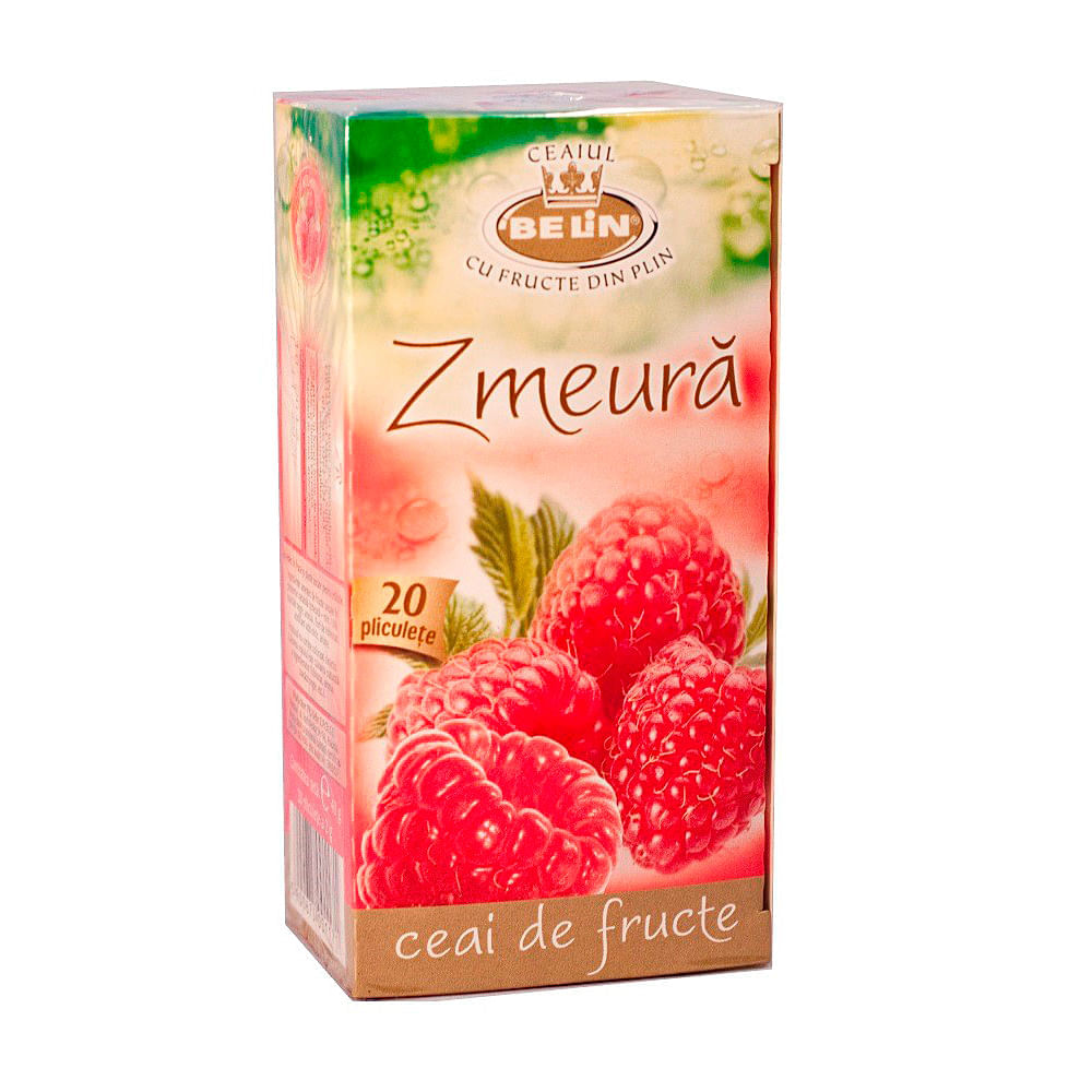 Ceai Belin Zmeura, 20 plicuri/cutie