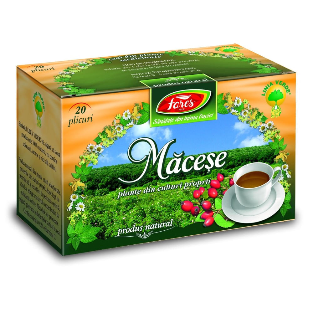 Ceai Fares Macese 20 plicuri/cutie Ceai Fares Macese 20 plicuri/cutie
