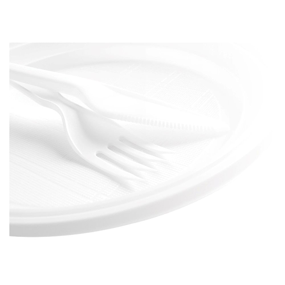 Farfurie pentru desert, plastic, 17 cm, 50 bucati/set