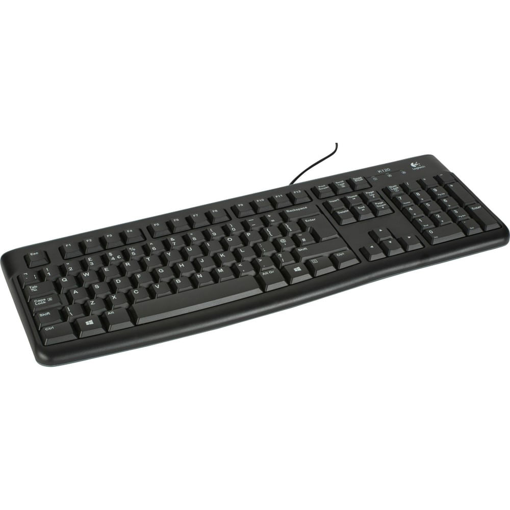 Tastatura Logitech USB cu fir K120 dacris.net imagine 2022