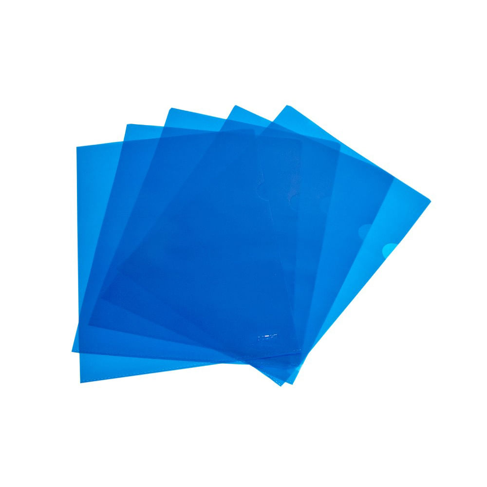 Mapa plastic Noki, 100 bucati/set, albastru