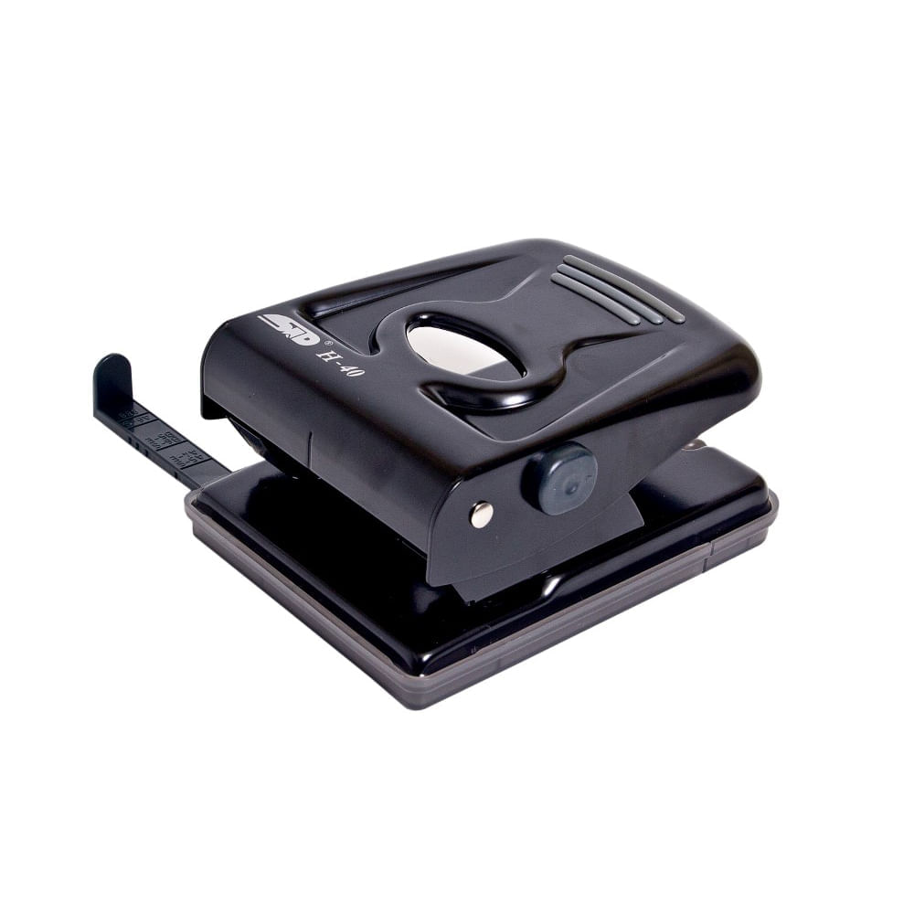 Perforator negru metalic 2 perforatii 40 coli Noki Perforator negru metalic 2 perforatii 40 coli Noki