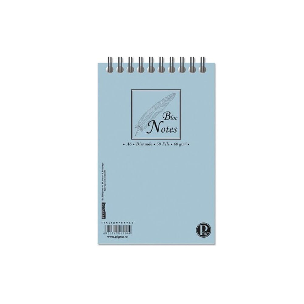 Bloc Notes Perpigna Basic, A6, 50 file, matematica