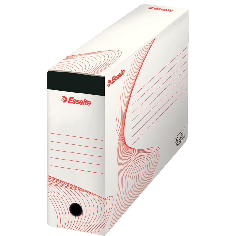 dulap de dosare Cutie arhivare carton pentru dosare suspendabile 285 x 117 x 337 mm alb Esselte