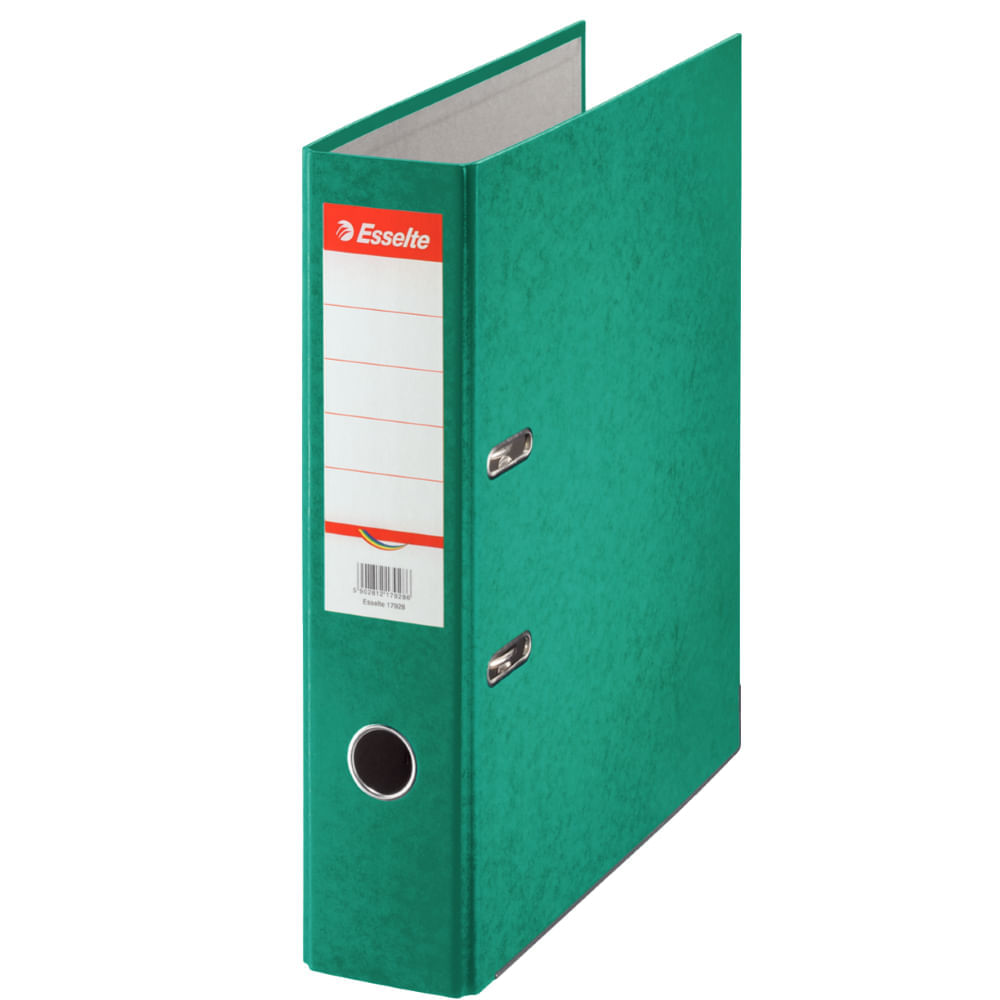 Biblioraft carton prespan A4 7.5 cm Esselte Rainbow Biblioraft Esselte Rainbow carton prespan A4 75 mm verde