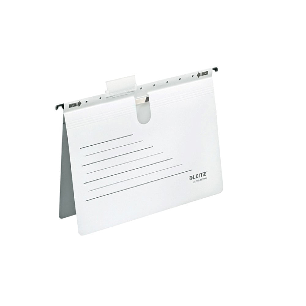 alphabank.ro/alpha online banking Dosar suspendabil Leitz Alpha Active cu sina 5 bucati/set alb
