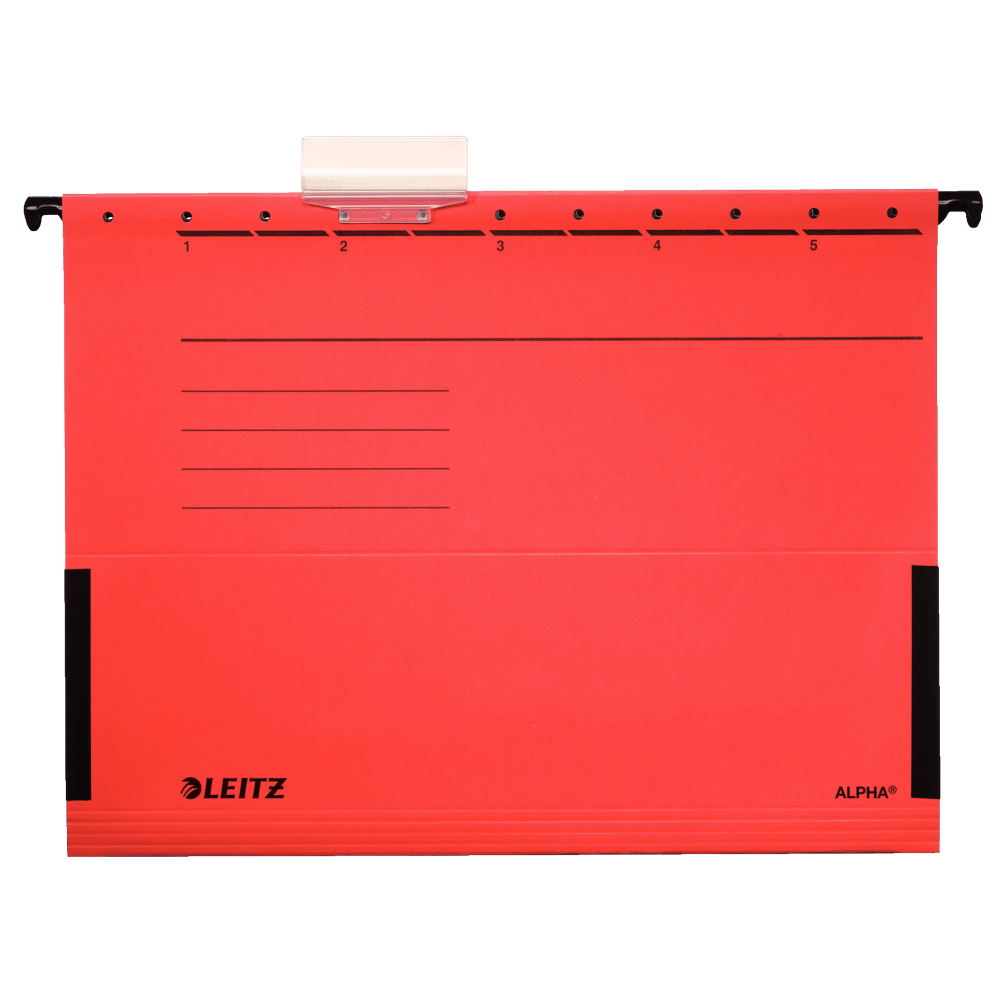 Dosar suspendabil Leitz Alpha cu burduf rosu - 0 | YEO