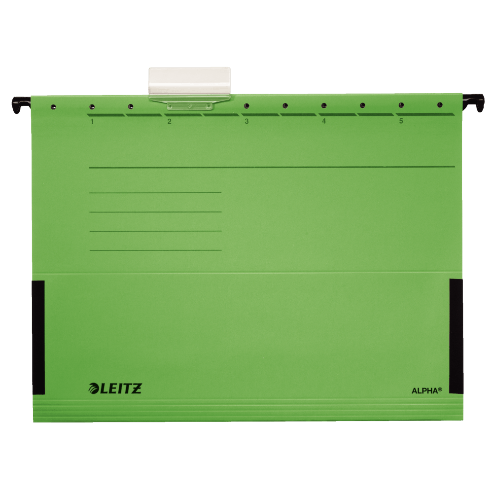 Dosar suspendabil Leitz Alpha cu burduf verde