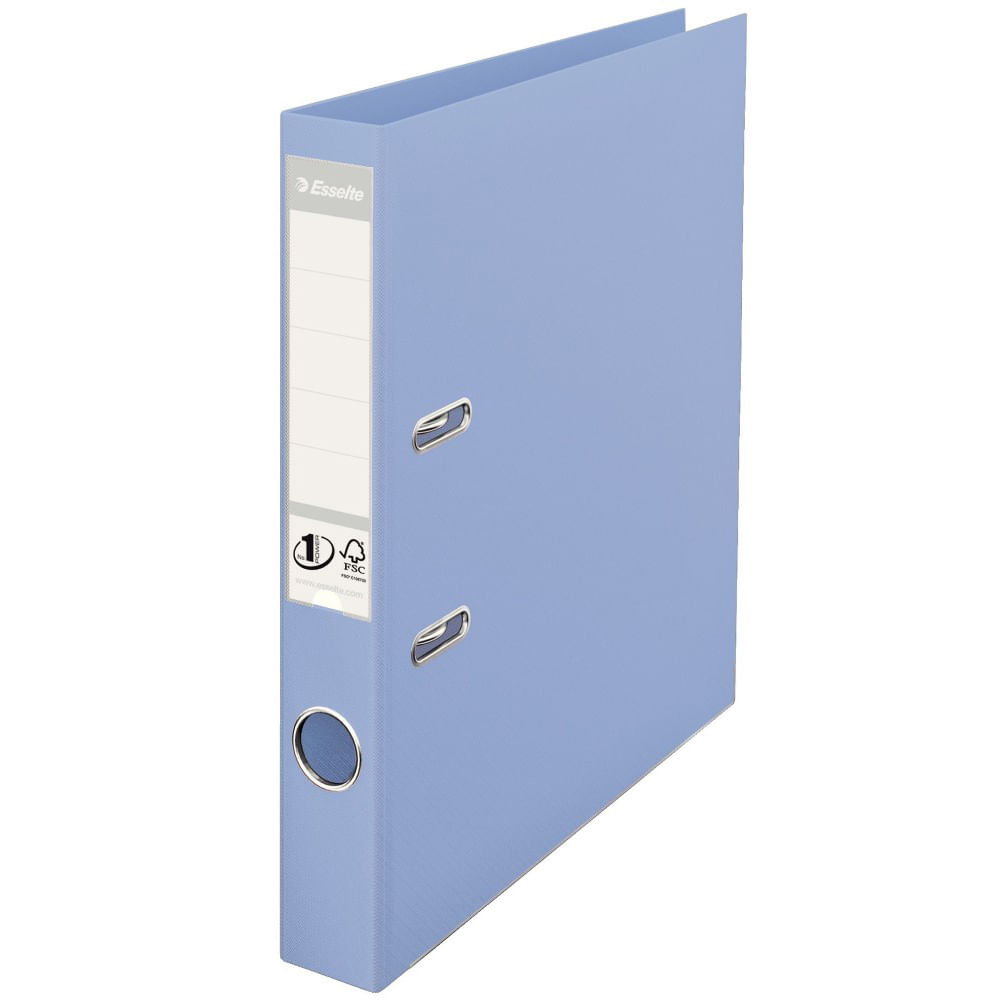 Biblioraft esselte no.1 power, pp, a4, 5 cm, bleu