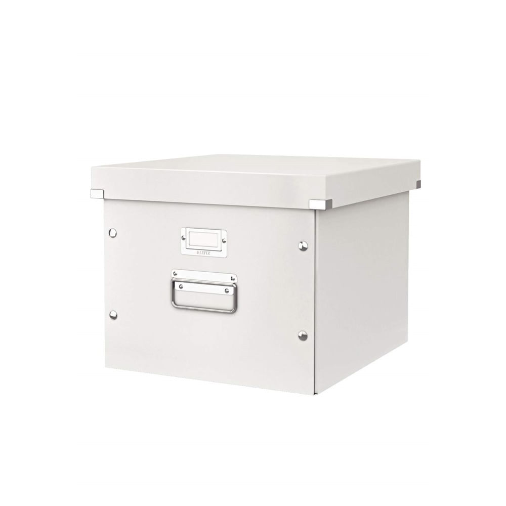 Cutie pentru dosare suspendabile leitz click & store, alb