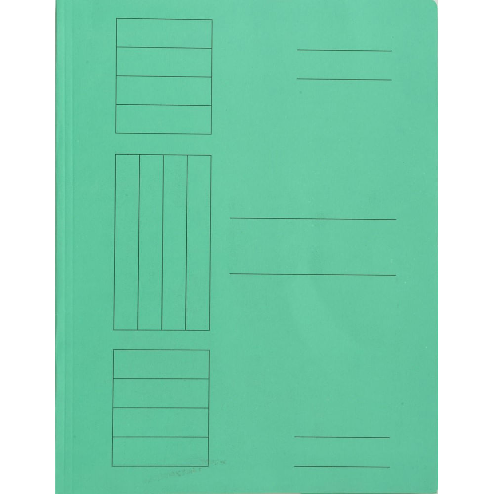 Dosar simplu, carton color, 230 gr/mp, verde