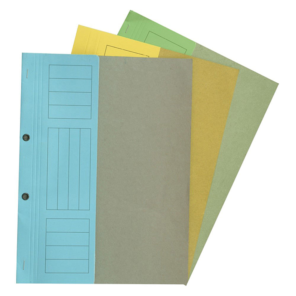Dosar de carton, 1/2, cu capse, verde