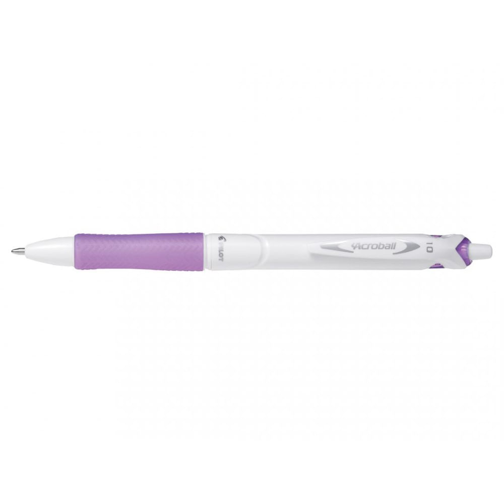 Pix cu bila Acroball Pure White Pilot scriere groasa 1.0 mm Pix cu bila Pilot Acroball Pure White 1.0 mm violet