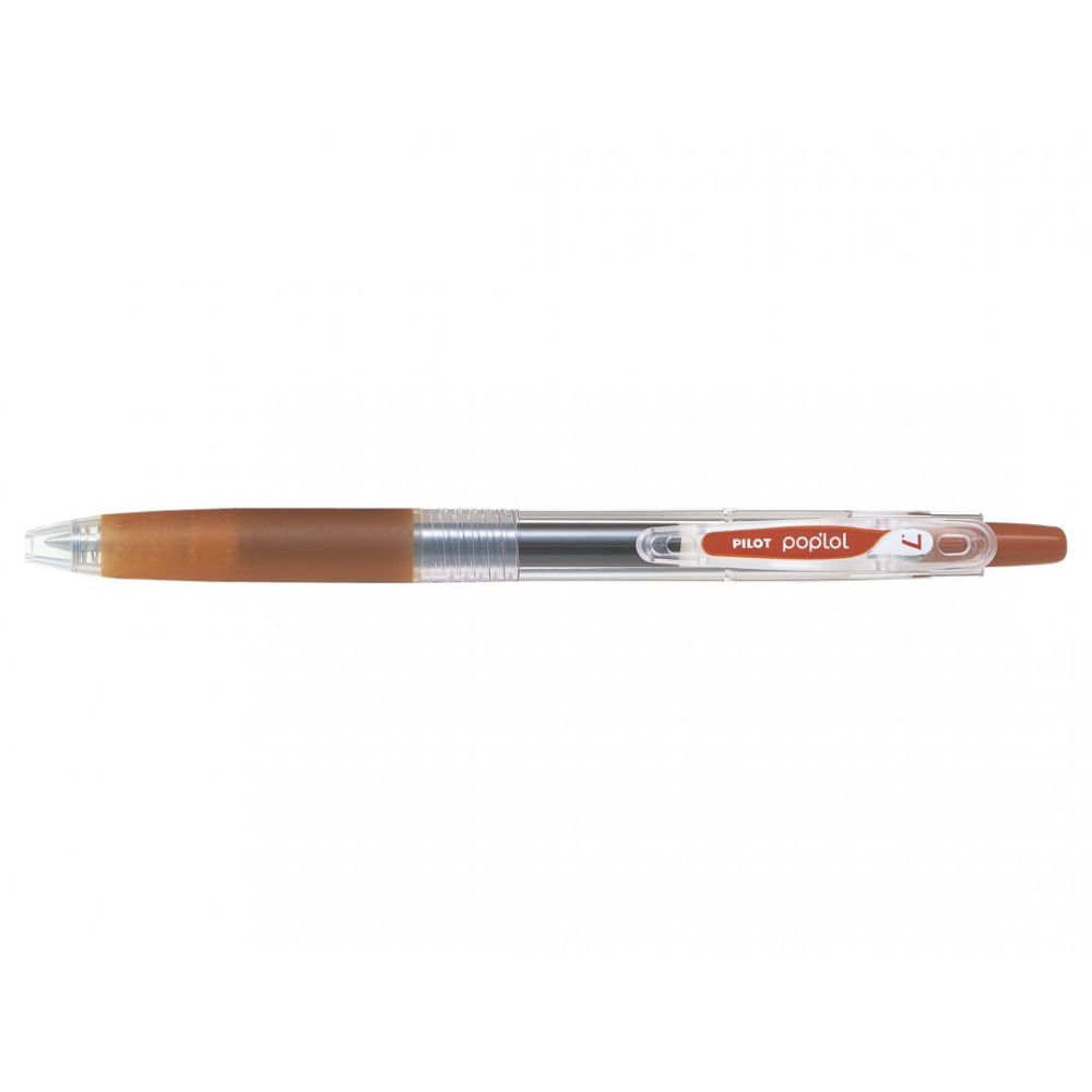Roller cu gel pilot pop'lol, 0.7 mm, maro