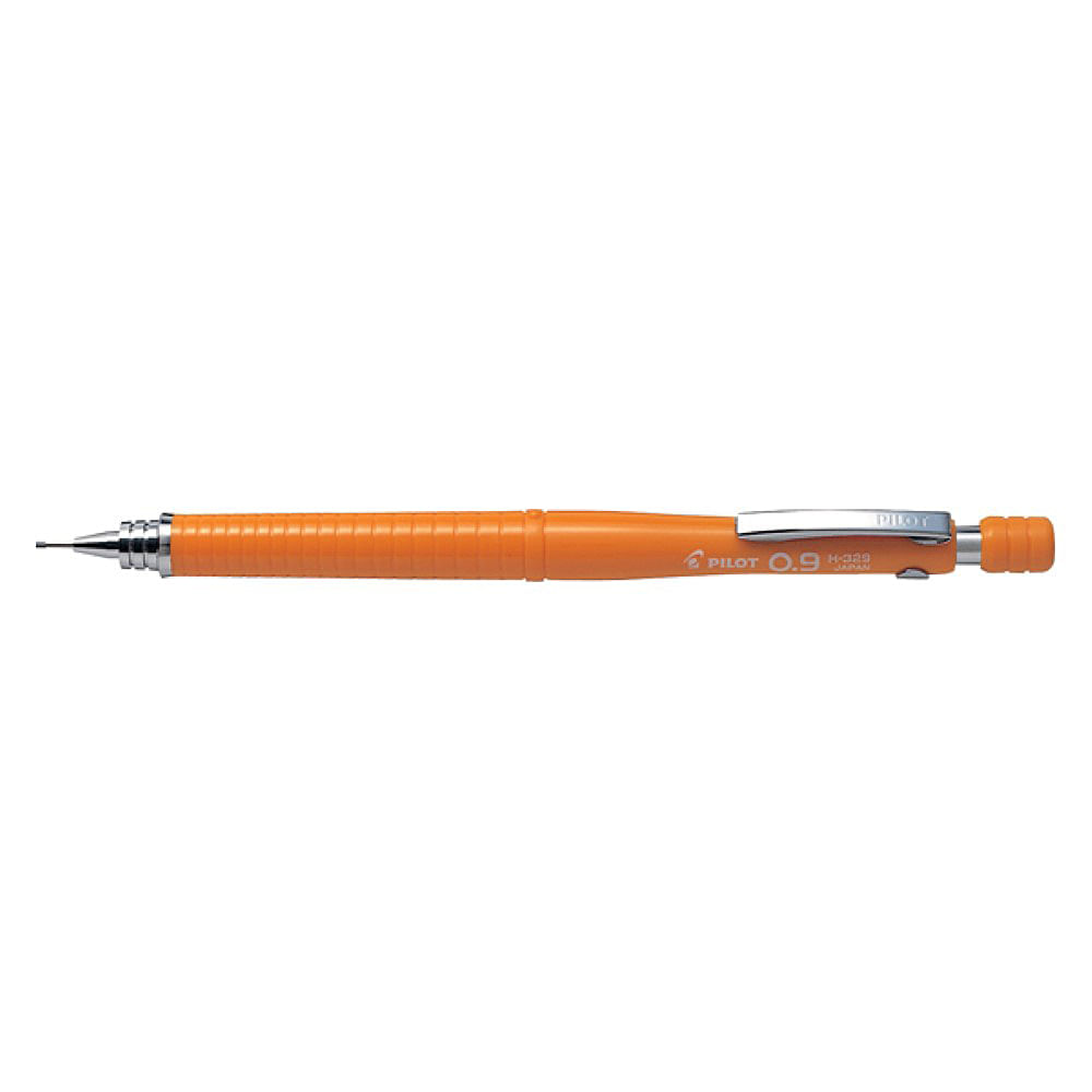 Creion mecanic 0.9 mm varf gros Pilot P329 portocaliu