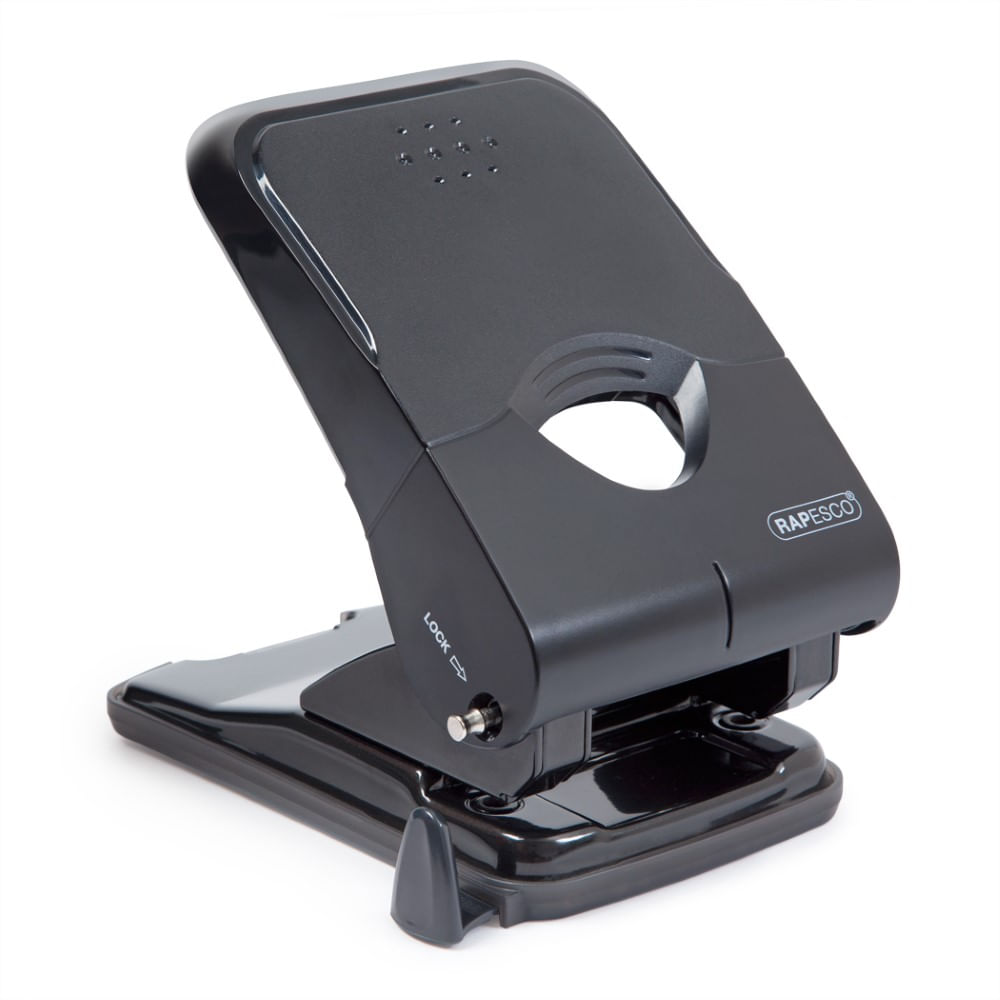 Perforator plastic rapesco x5, 50 coli, negru