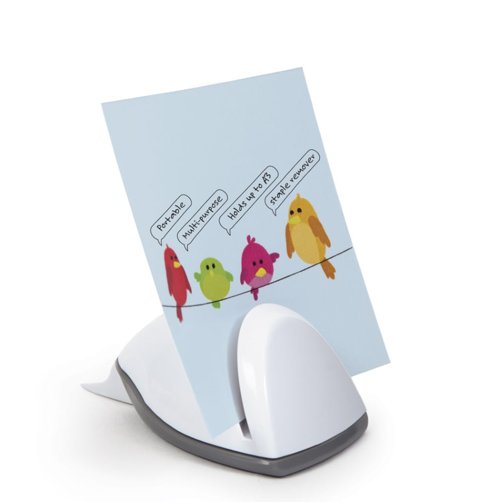 Suport pentru hartie rapesco, alb fondant