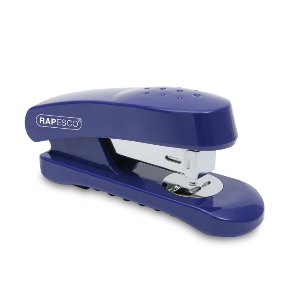 Capsator plastic rapesco snapper, 20 coli, albastru