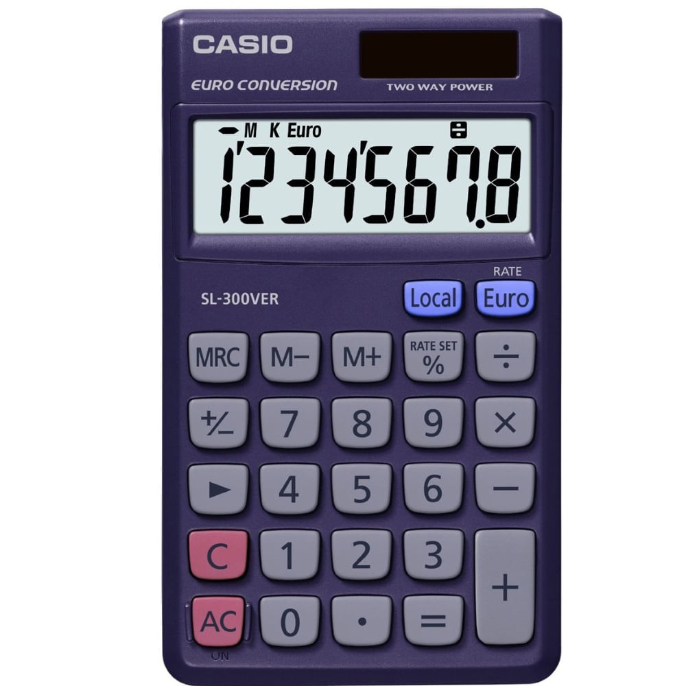Calculator de birou Casio SL-300VER, 8 digits