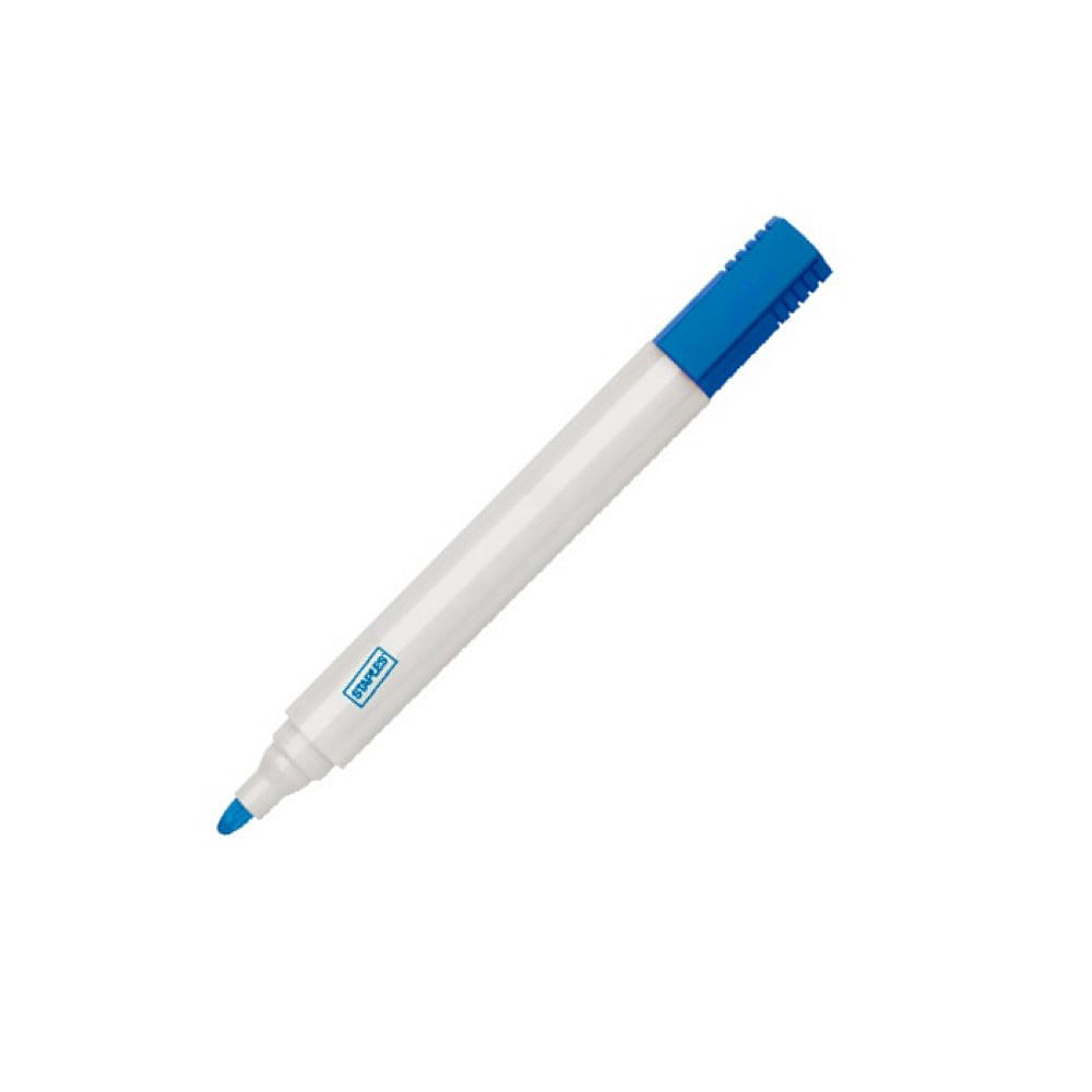 Marker pentru tabla Staples varf rotund 1.5-3 mm albastru