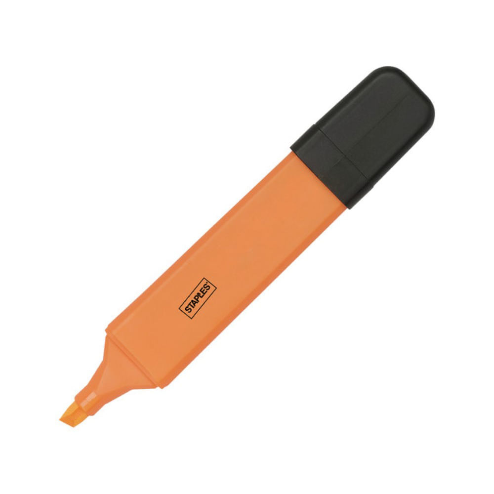 Textmarker Staples, fluorescent, 5 mm, portocaliu dacris.net poza 2021