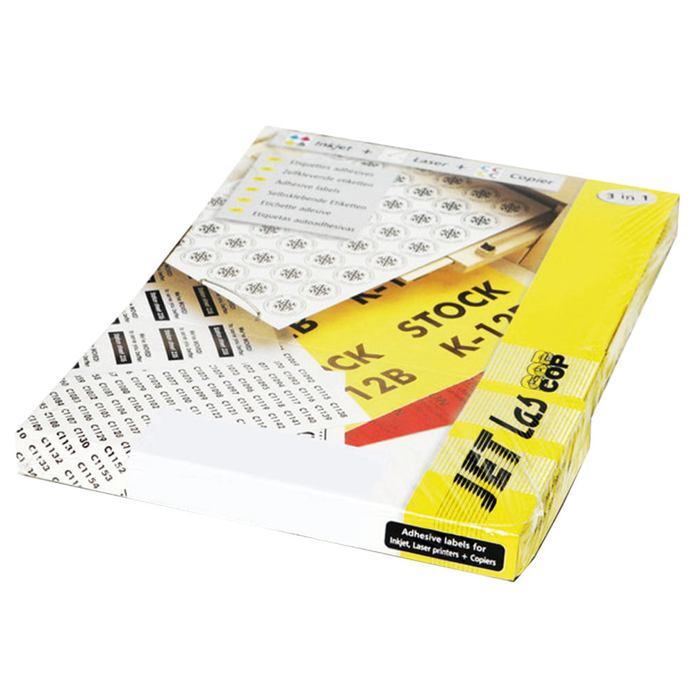 Etichete autoadezive Etilux Jetlascop 4/A4 verzi