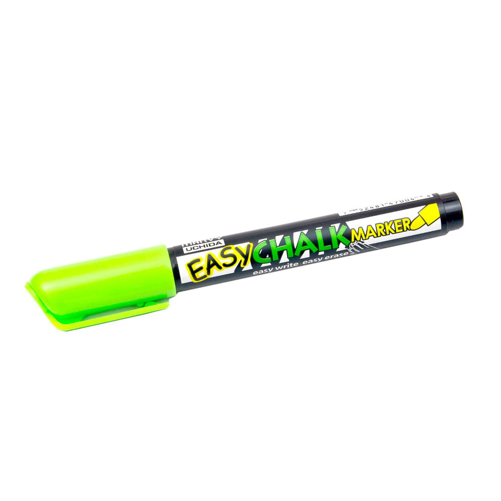 Marker cu creta uchida 470, varf rotund, 6 mm, verde
