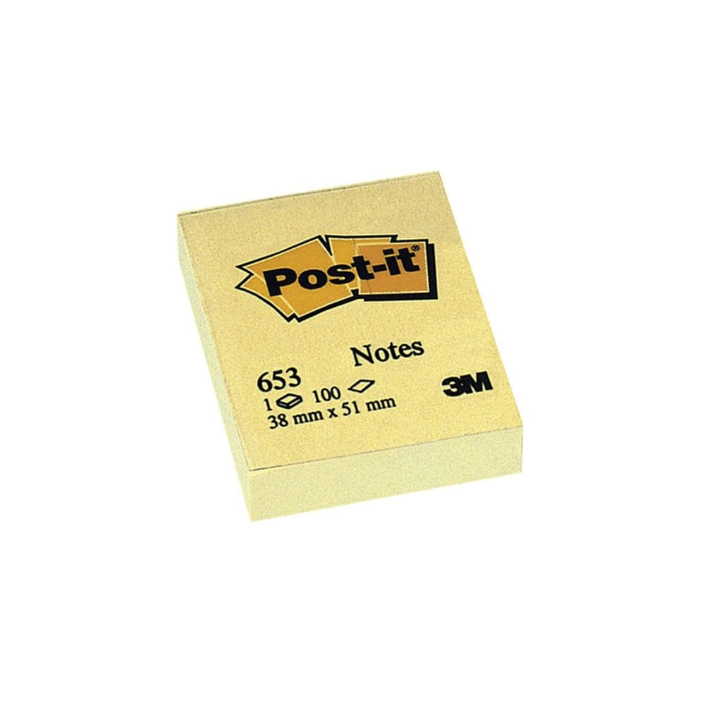 Notite adezive 3M Post-it 653 51 x 38 mm