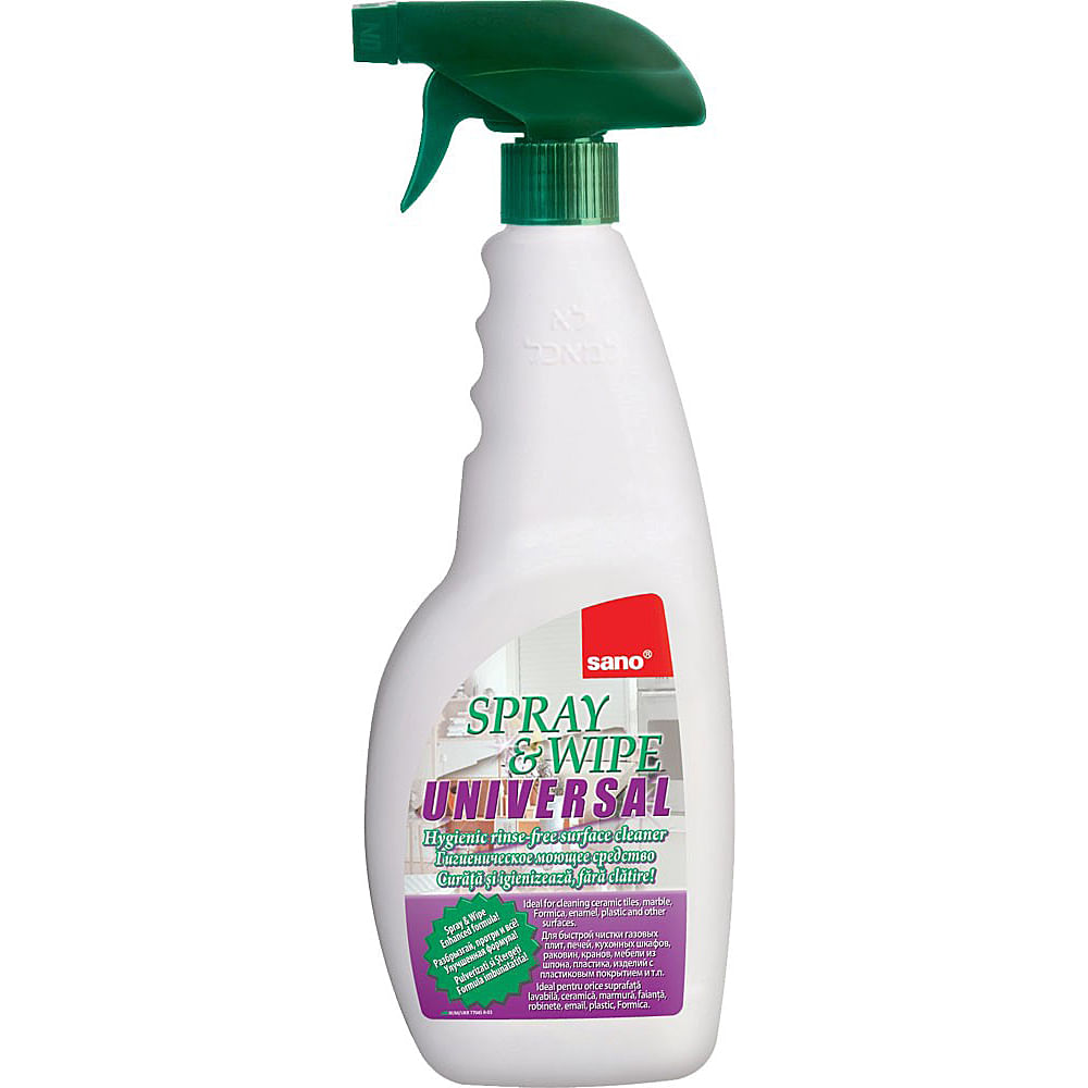 Detergent universal Sano Spray&Wipe 750 ml dacris.net imagine 2022 depozituldepapetarie.ro