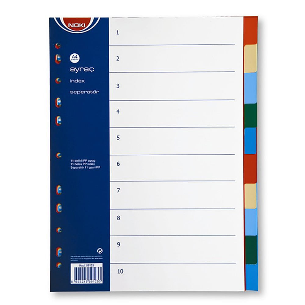 scaune plastic terasa Index plastic Noki A4+ 12 diviziuni color