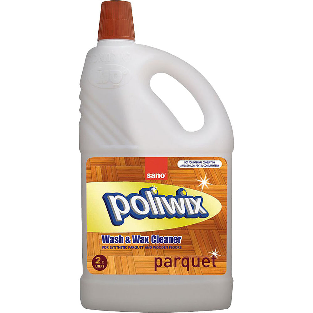 Detergent podele si parchet natural Sano Poliwix Parquet, 2 L Detergent podele si parchet natural, 2 L, Sano Poliwix Parquet