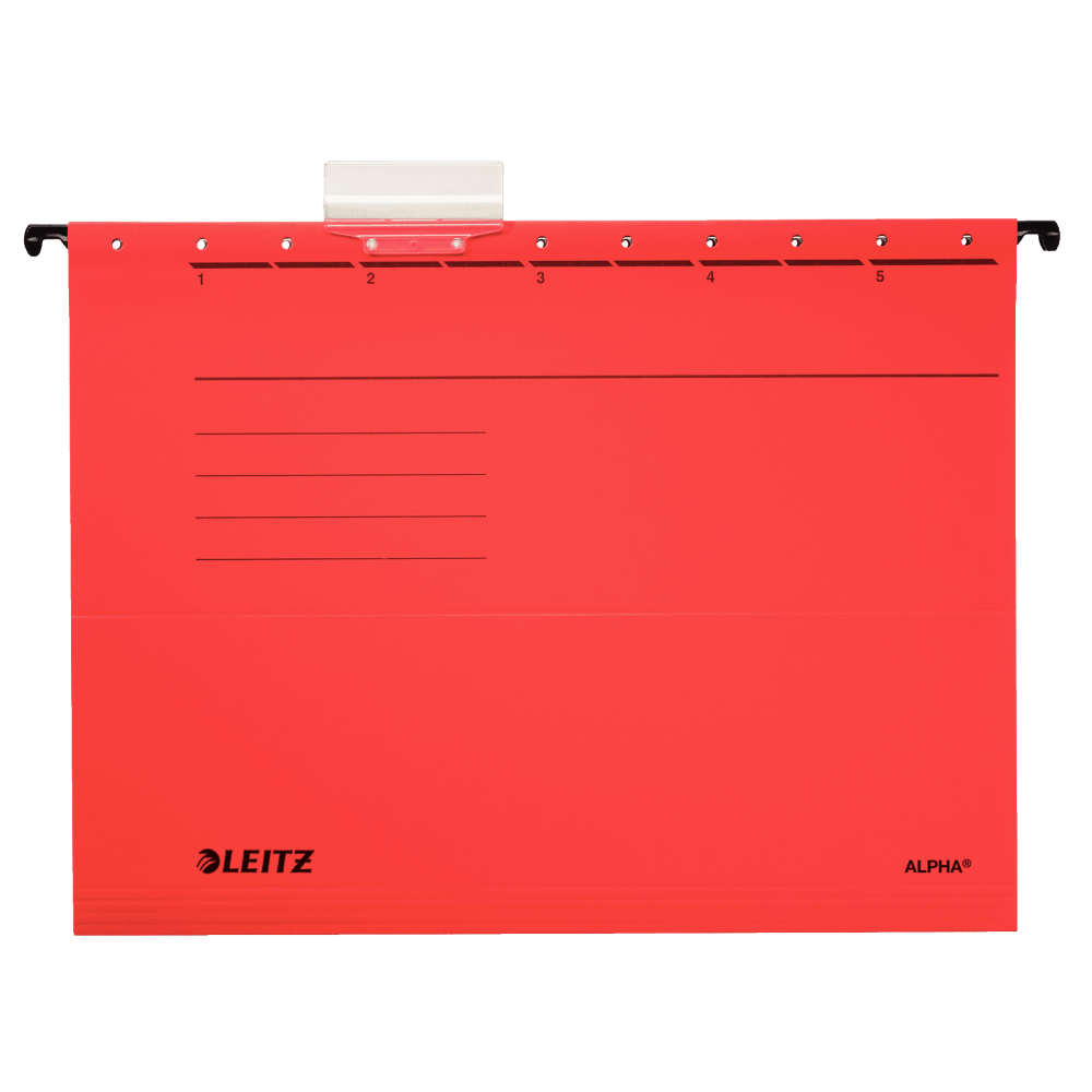 Dosar suspendabil leitz alpha, rosu