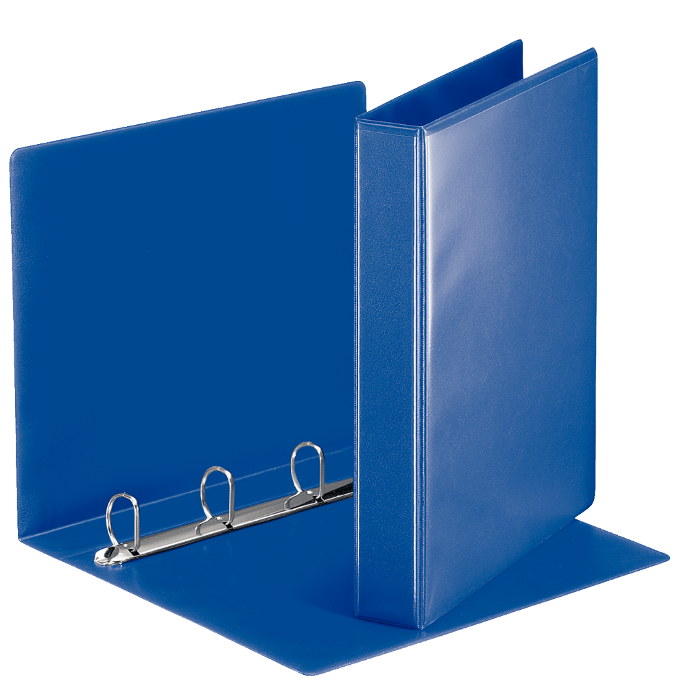 Caiet mecanic Esselte Panorama A4 mecanism 4DR inel 30 mm albastru