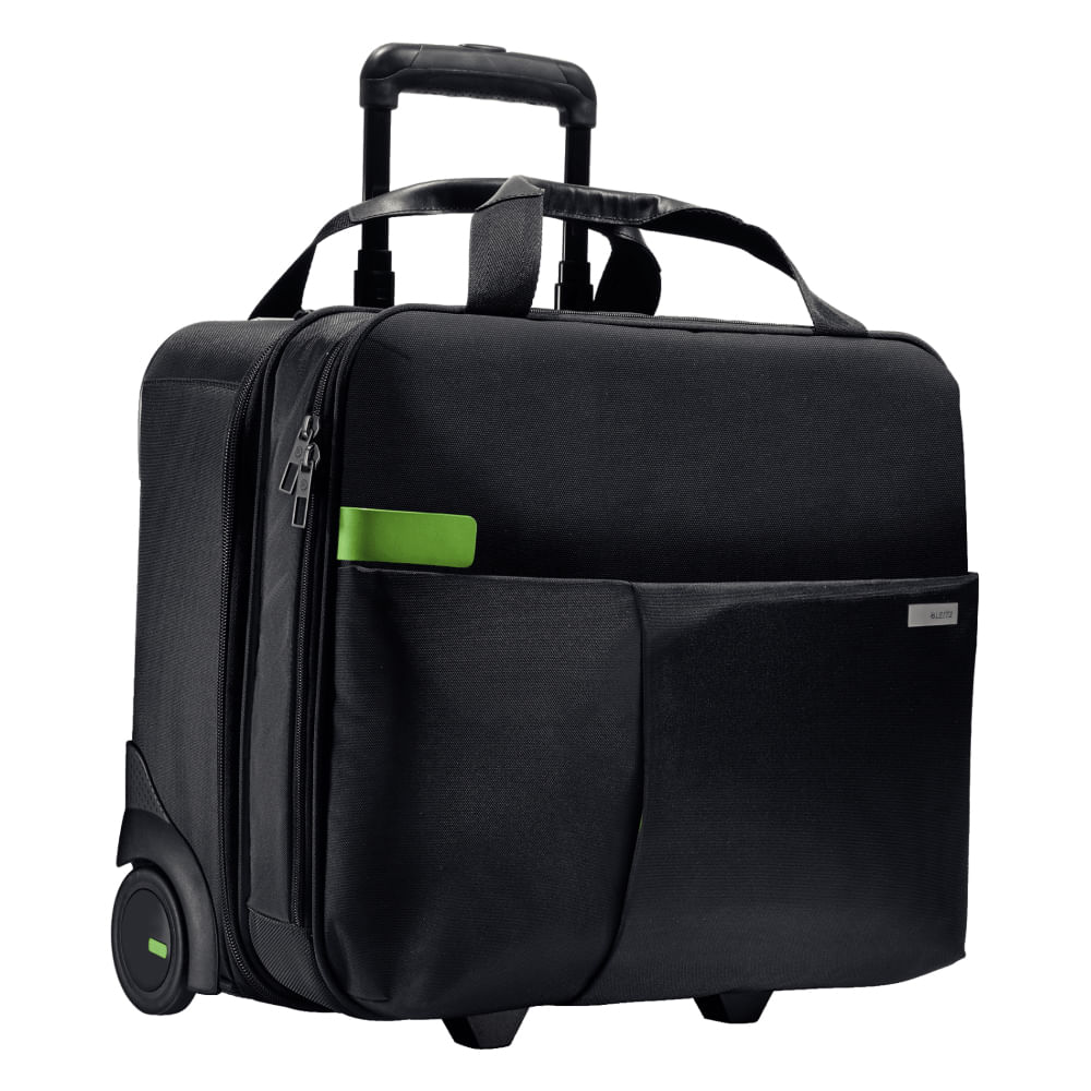 Geanta leitz smart traveller, cu 2 rotile, neagra geanta leitz smart traveller, cu 2 rotile, negru